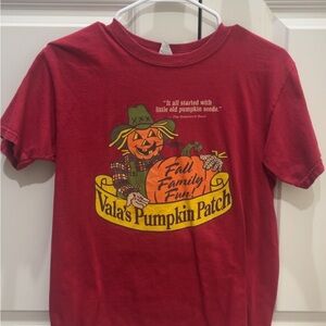 Pumpkin Patch Kids Red Fall Fun T-Shirt